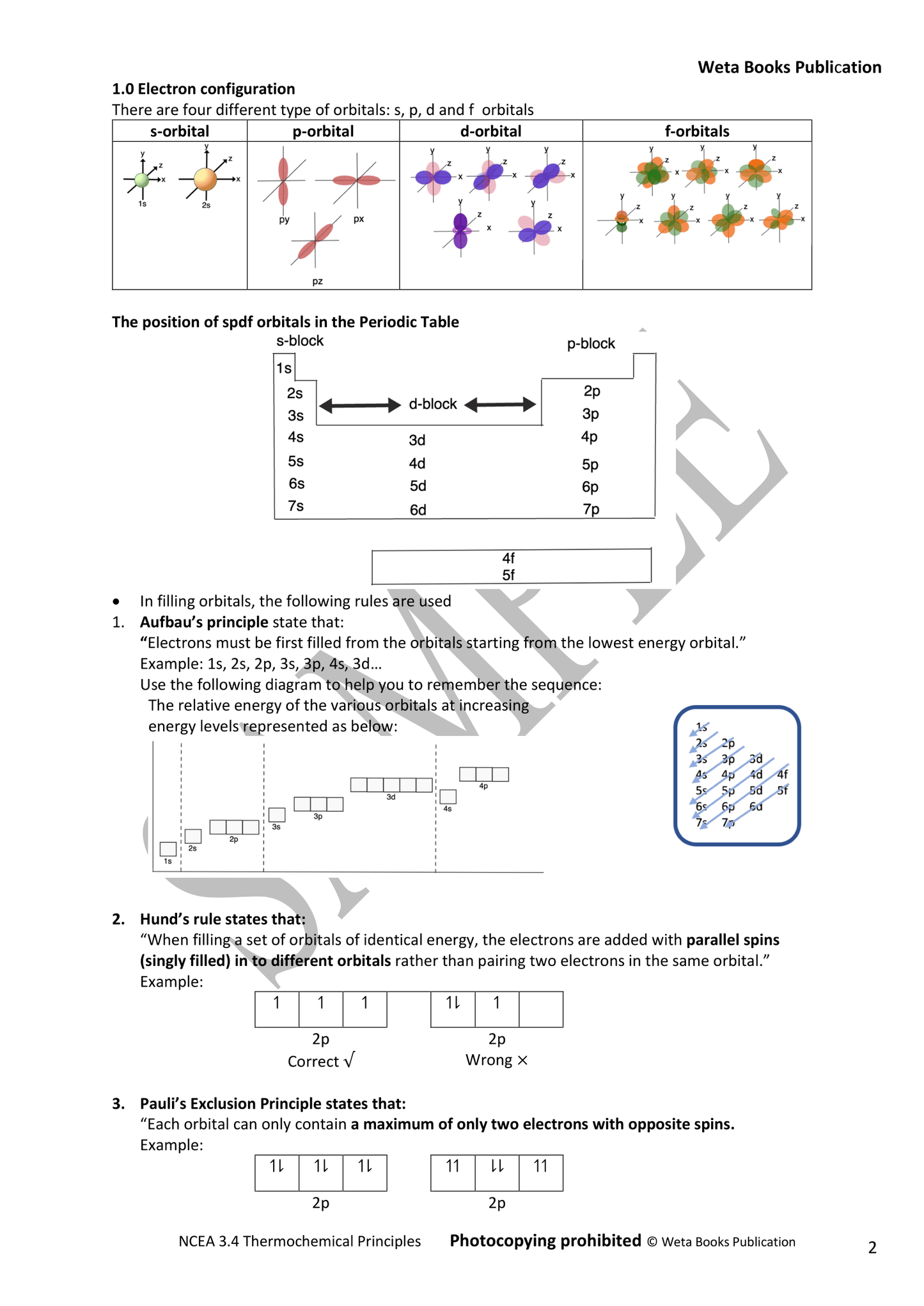 NCEA Level 3 Chemistry Thermochemical Principles Workbook