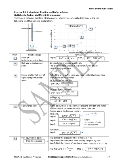 NCEA Level 3 Chemistry Aqueous Equilibrium Workbook