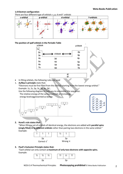 NCEA Level 3 Chemistry Thermochemical Principles Workbook